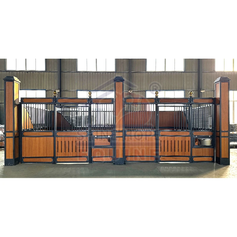 Shinehope prefabricated horse stable stall front horse stall gate