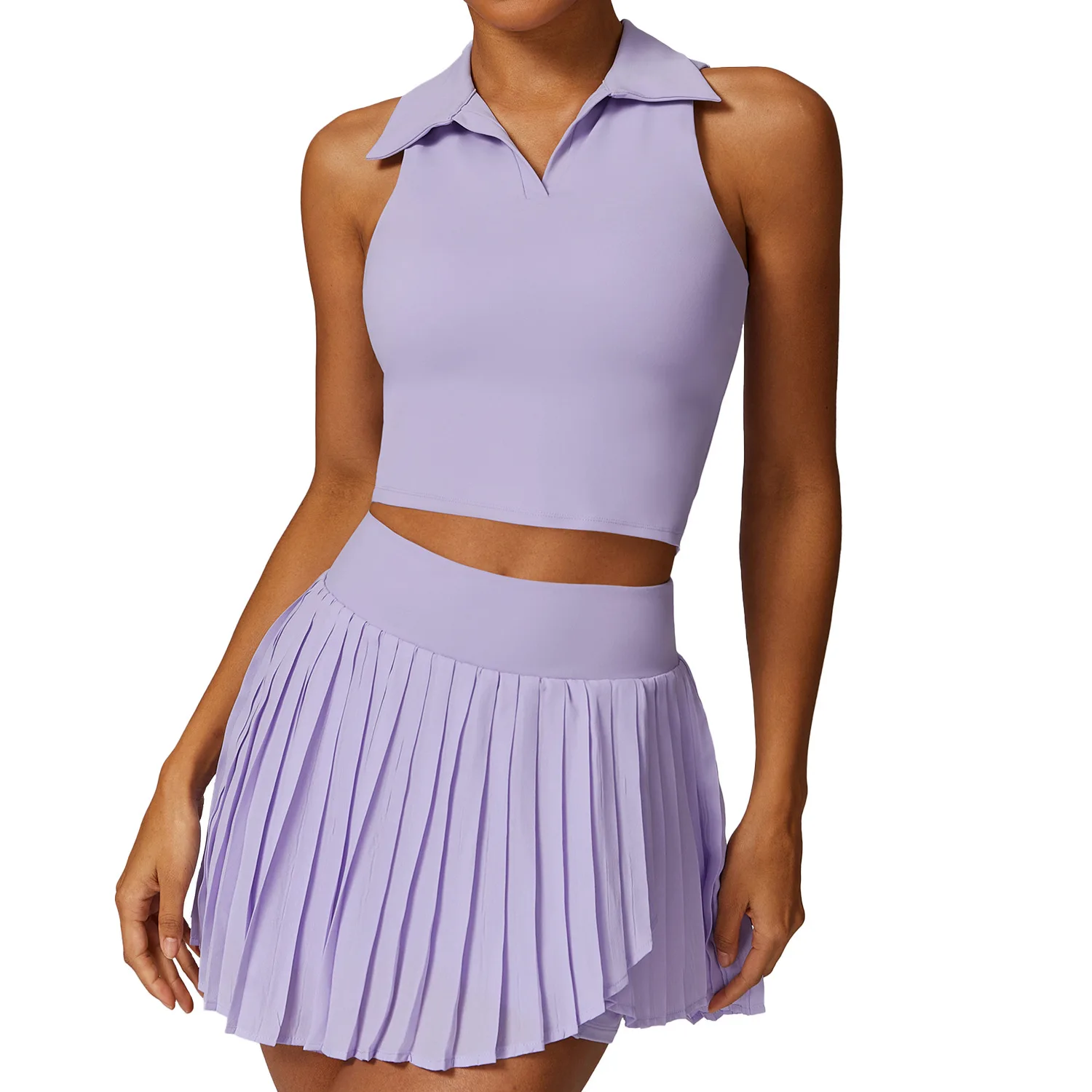 Summer outdoor casual T-shirt running sports fitness suit Breathable yoga nude tennis wear