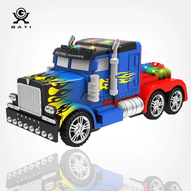 Hot Sale Deformation Robot Cars Remote Control Toys For Kids Music Toy Transformed Robot Rc Car