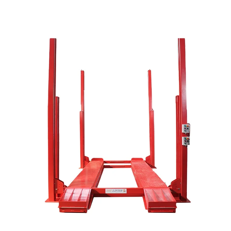 Home Garage Car Storage Warehouse 5.5m Space Height Hydraulic Triple Level Car Stacker