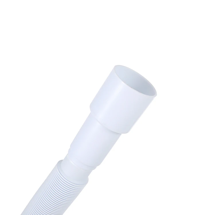 High Temperature Insulating Durable Plastic Bathtub Drain Hoses Flexible Drain Pipe