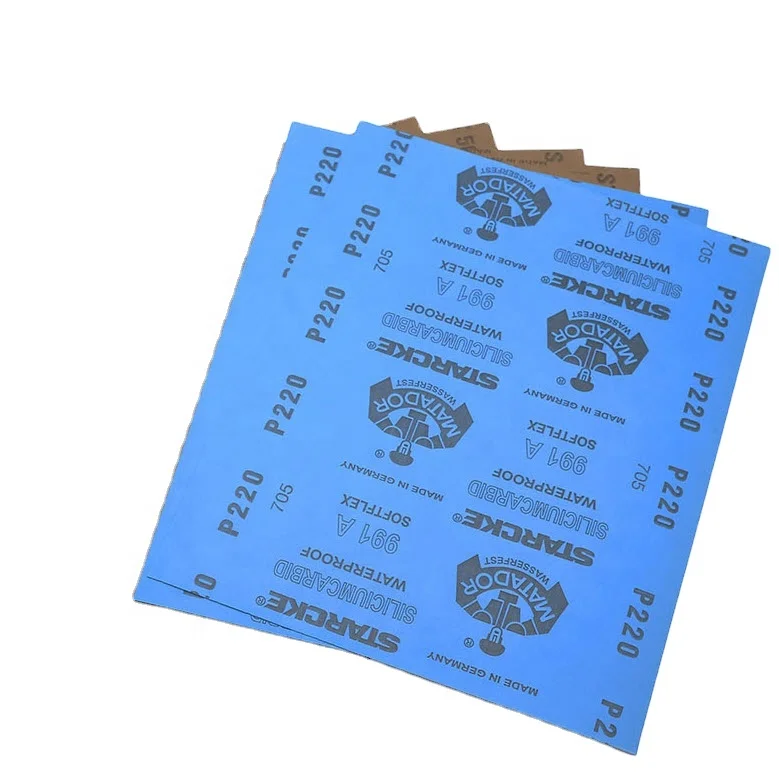 matador brand silicon carbide Sanding Paper 9*11 inch Waterproof Abrasive sandpaper sheet