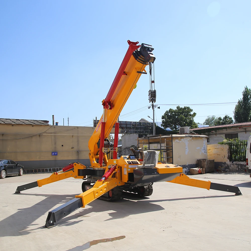 Get a Wholesale Mini Lifting Crane for Lifting Loads Small Crans Construction Crawler Crane Hydraulic Lift