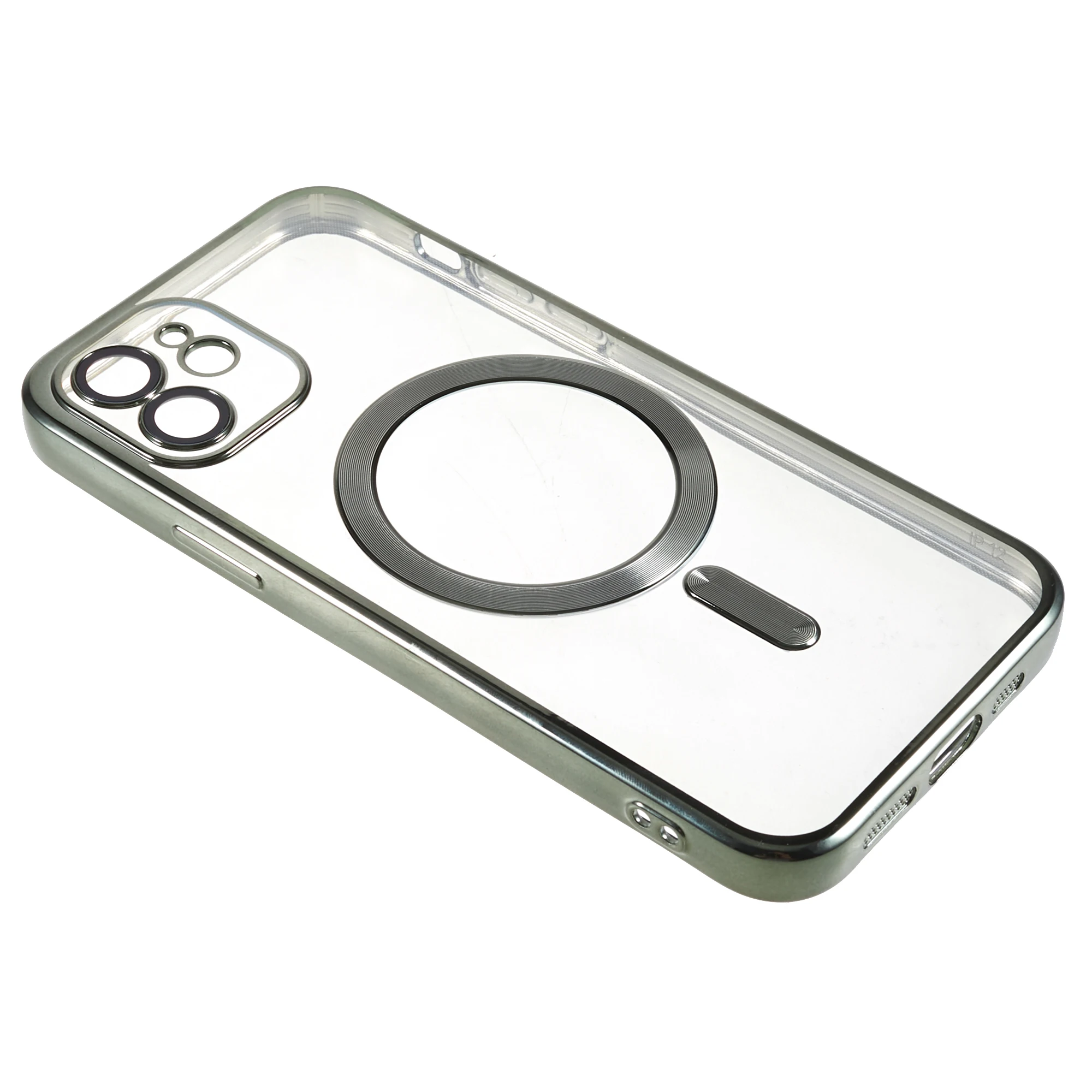 Magnetic Phone Case Compatible with PC Lens Protector Phone TPU Cover For iPhone 12 Pro