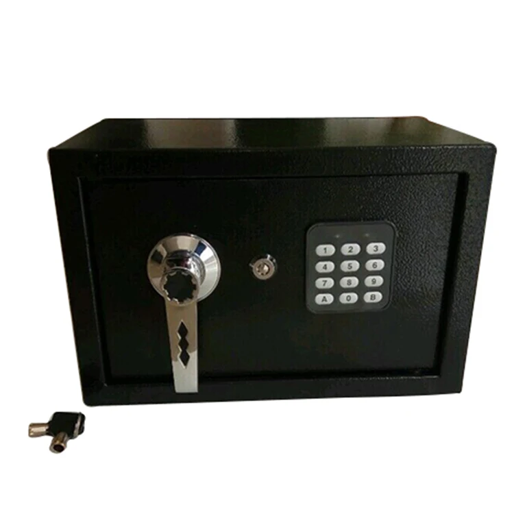 Новый Настенный Стальной полностью сварной порошковое покрытие черный 30L ЖК электронная цифровая ручка домашний скрытый Сейф