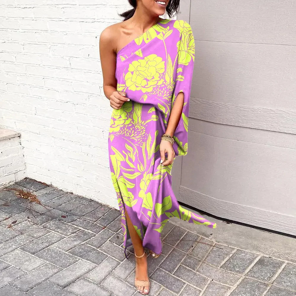 ZL1955 Hot sale of European and American sexy strap sleeveless solid color long dress with a big swing