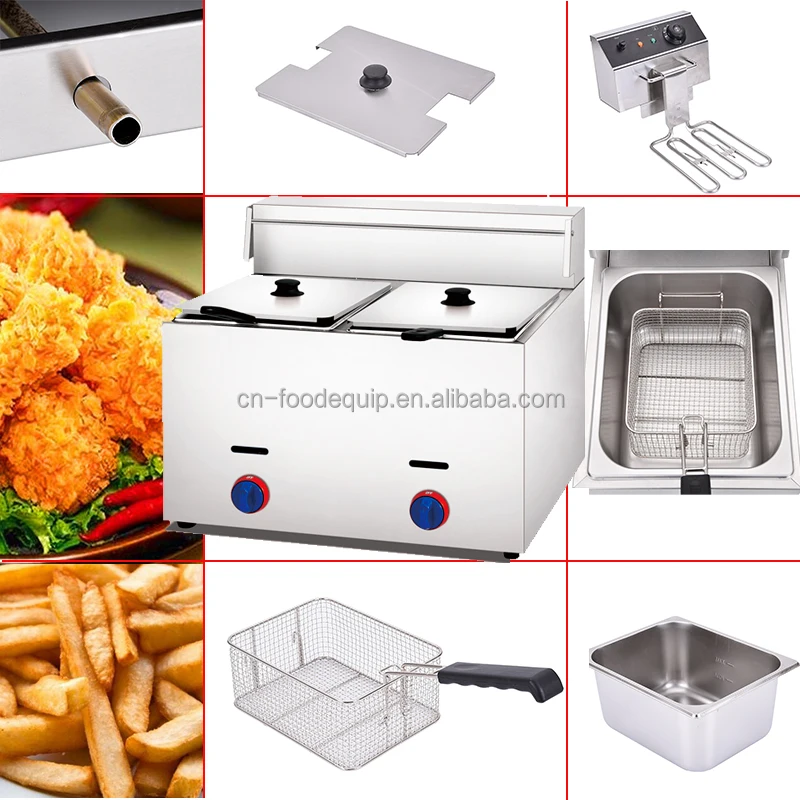 Chip Fryer Deep Fat Electric Fryers Chicken Machine Commercial Counter Top Electric Deep Fryer