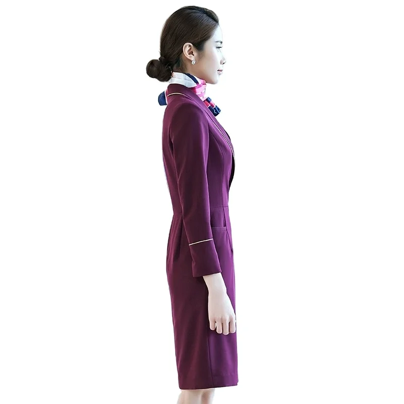 Custom American Airline Stewardess Uniform Design, Flight attendant Uniforms For Girls