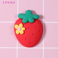 Flatback Charms Strawberry Bear Crafts Cute Resin Kawaii Charms