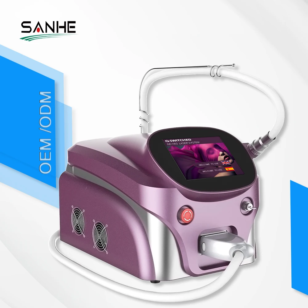 Portable Pico Laser Tattoo Removal Machine Low Price Picosecond Beauty Device for Sale ND YAG Laser