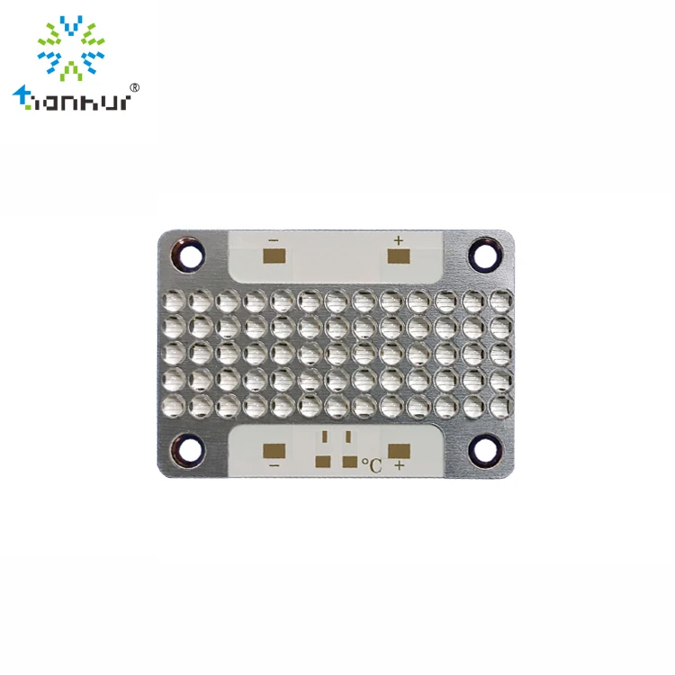 UV LED Modules Chip 300W 405 365Nm 6565 UV Flatbed Printer UVA SMD Led Bead for Ultraviolet Gel Glue Ink Curing Light