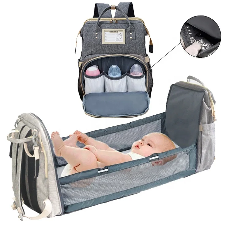 
Custom multifunction large capacity mummy backpack baby diaper bag for travel 