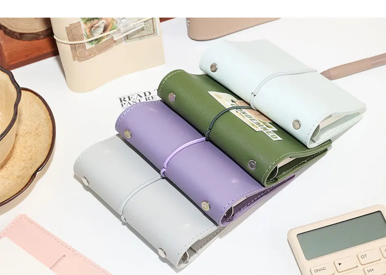 M5 loose-leaf portable mini PU leather notebook notepad loose-leaf portable pocket book with binding handbook