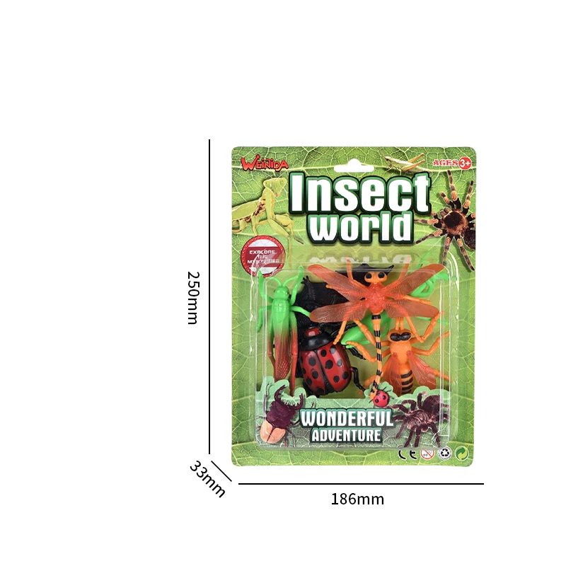 Excellent quality Realistic Insects bug figures Model Animal Toys for Kids