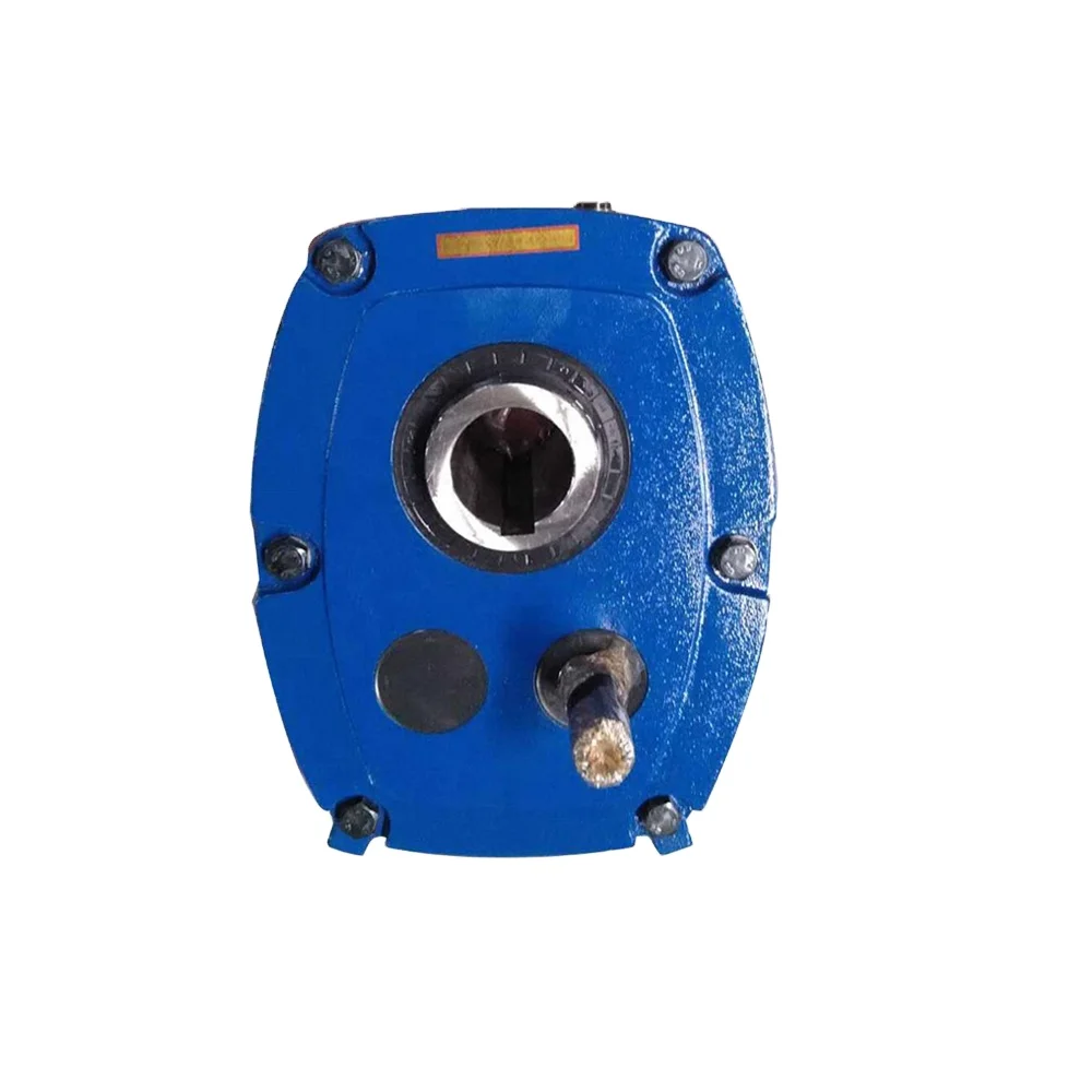 SMR Fenner type D size shaft mounted reducer spiral bevel gear flen der gearbox small right angle with motor