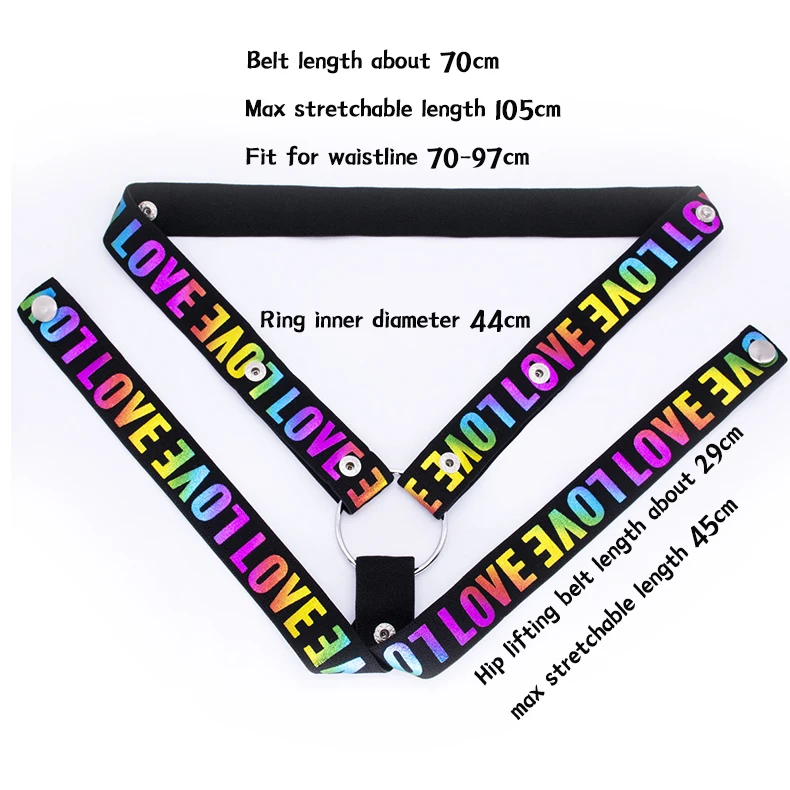 Chastity Lock Assisted Strap for Men Four Way Wide Restraint Strap Chastity Lock CB Lock Retainer Strap Elastic Elastic Rope