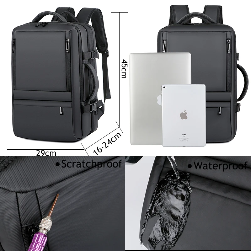 Mochila Trending School Bag Backpack Mens Back Pack Women Anti Theft Smart Backpack Laptop With USBCcharger Waterproof Bags Man