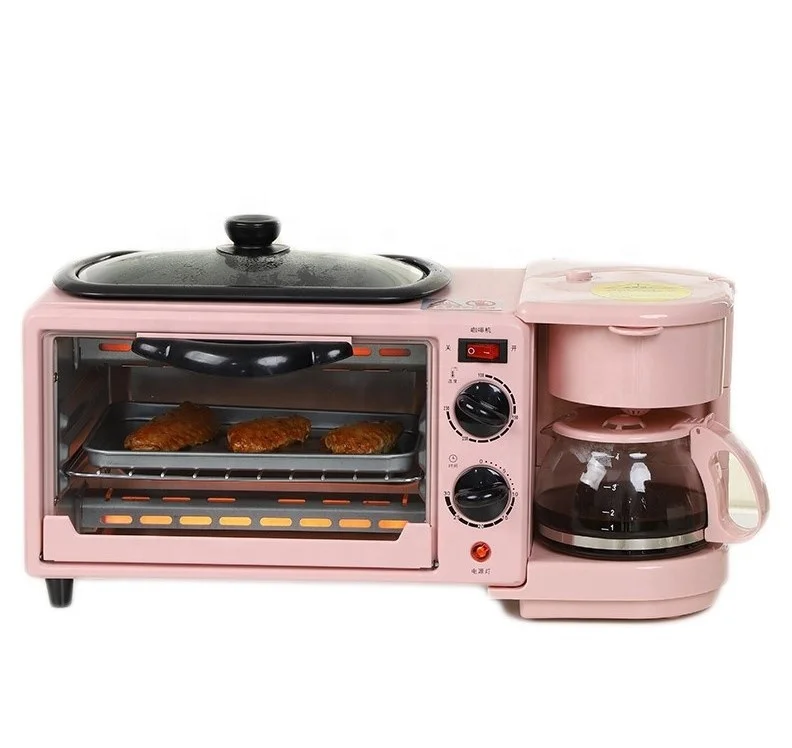 electric oven breakfast maker machine coffee maker multi functional breakfast maker 3 in 1