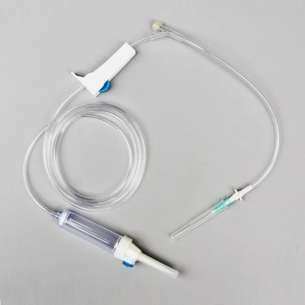 
Y site IV infusion set with L size dirp chamber 