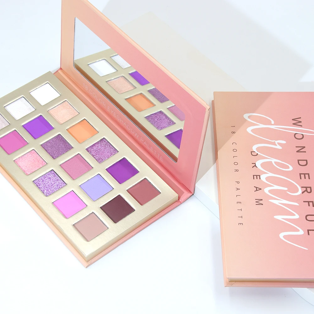 Factory wholesale custom logo eyeshadow palette wholesale makeup pallets eyeshadow