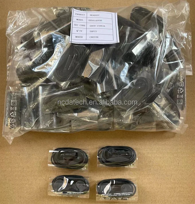 100% Original EHS61 Earphone Stereo Sound Earbuds With Mic headset For Samsung Galaxy S6 S7 Edge S8 S9 S10 Plus J4 J6 A7 A10