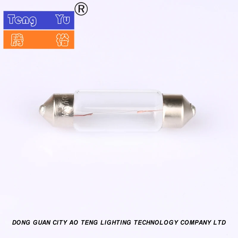 SV8.5 festoon xenon 12V10W car ceiling light 39mm auto license plate bulb