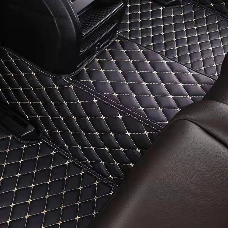 Car Accessories 2023 Carpet Auto Parts Luxury Waterproof 3d 5d Custom Fit Leather Car Floor Mat For Mercedes Benz Bmw Audi Tesla