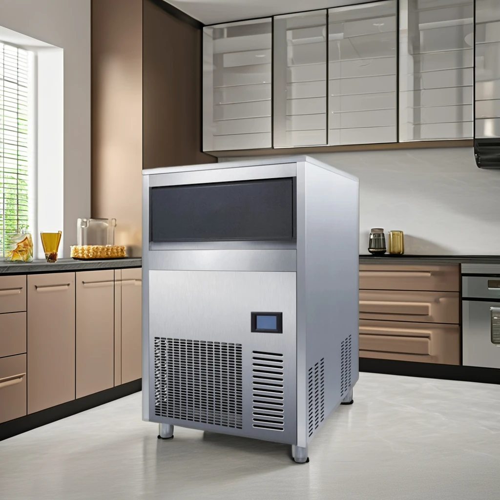 Commercial Electric Fast Ice Cube Maker Quick Dispenser Machine for Household Retail Restaurant Hotel Outdoor Use