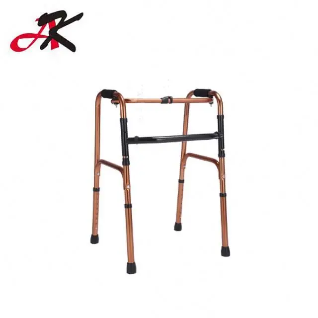 Aluminum folding High quality  walker with wheels walker rollator