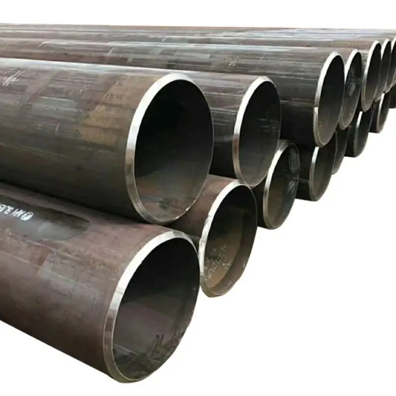 Custom Size Hot Rolled Black Welded Steel Tube Pipe 1020 1045 Carbon Steel Pipe For Construction