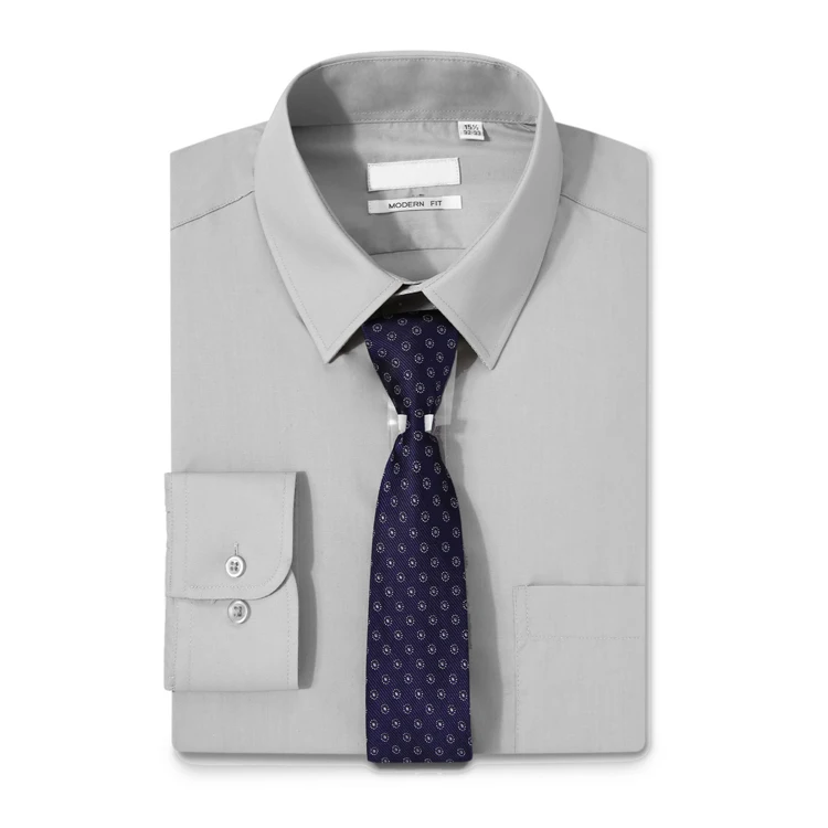 2020 Latest shirt designs for men high quality uniform shirt with tie, white shirt formal, mens dress shirts models