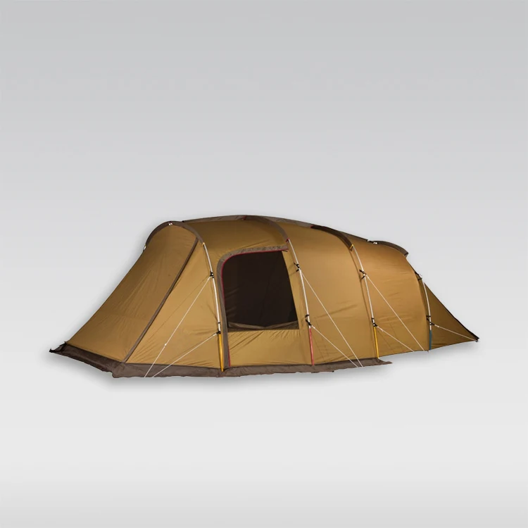 Exteneded Shape Hiking Family Camping Sun Shelter Glamping Event Tent Outdoor Tube Shape Luxury Dome Tent Custom Made Tents