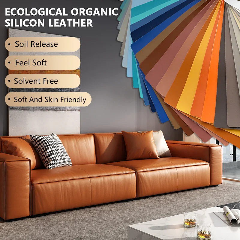 Outdoor UV Protected Solvent-Free Stain Resistance Sofa Upholstery Faux Synthetic Marine PU Leather Fabrics for Car Use