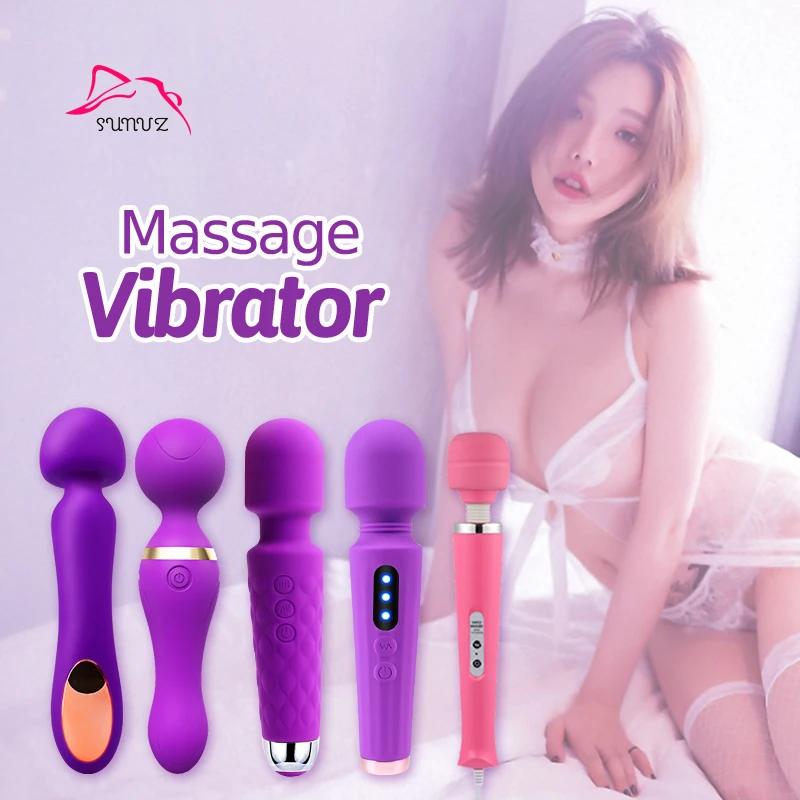 Sunfoo Free Sample Vagina G-Spot Wand Massager Vibrator Sex Toys Set Massage Mini Av Wand Vibrator Av Women Massager Vibrators