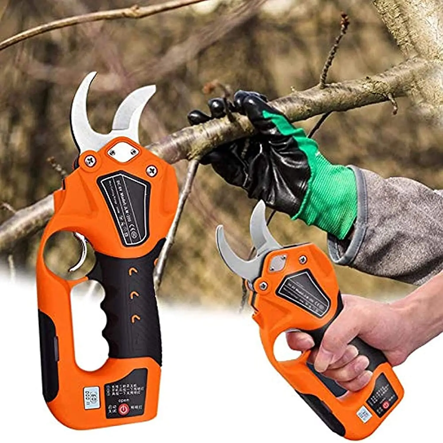 Dropshipping In Stock Garden Pruner Lithium Battery Cordless Electric Branch Pruning Shears