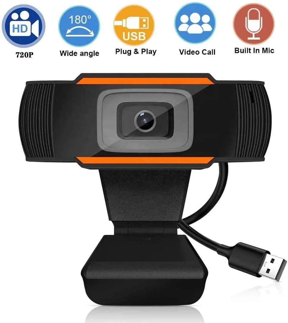 720P USB веб-камеры 12.0MP камера 360 градусов с микрофоном Clip-on-веб-камера для Skype компьютер ноутбук ПК
