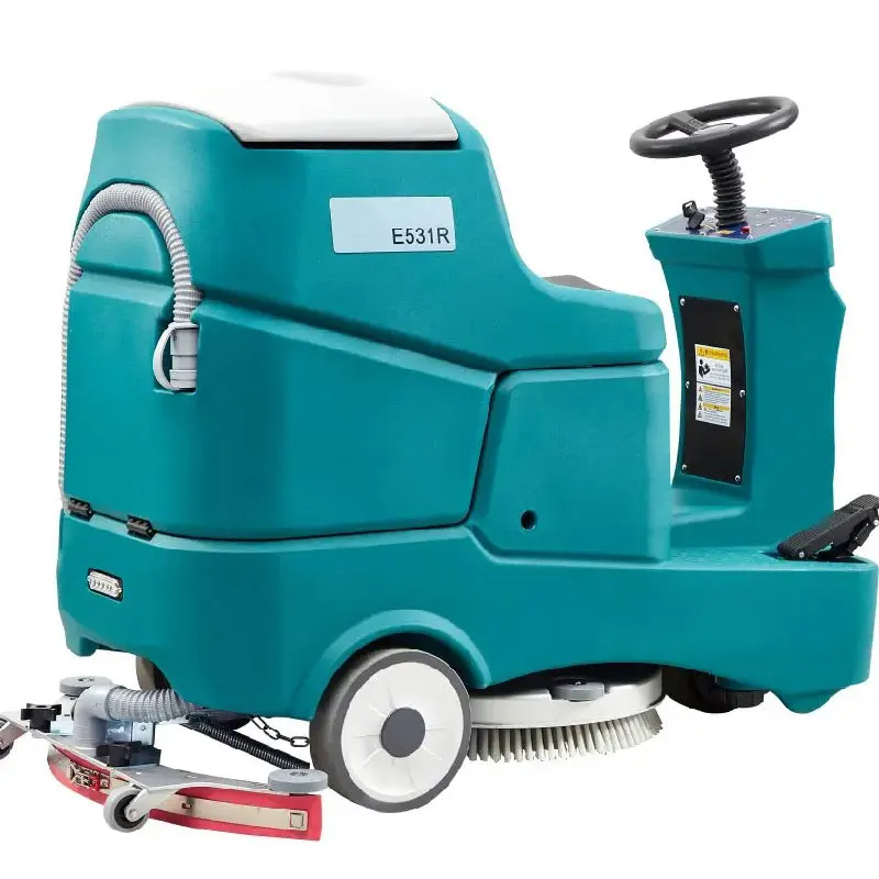 Electric Ride On Automatic Shopping Mall House Wet And Dry Hard Cement Granite Gym Laminate Smart Floor Tile Cleaning Machine