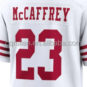 Stitched American Football Jerseys 24 Christian Embroidered Rugby Stitched McCaffrey 1 Deebo Samuel 44 Kyle Juszczyk 29 Hufanga