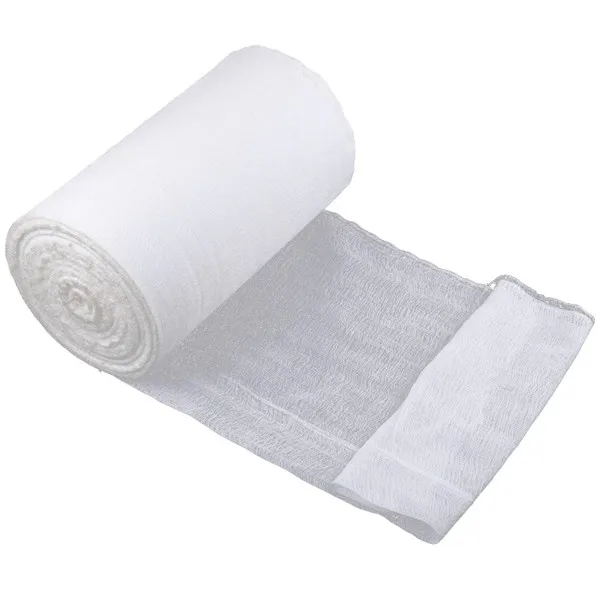 Wholesale production line medical cotton selvage gauze bandage roll
