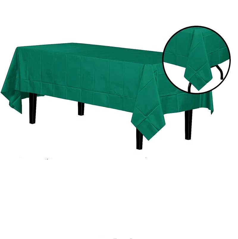 Parties Picnic Camping and Outdoor Disposable Tablecloths Plastic and Paper