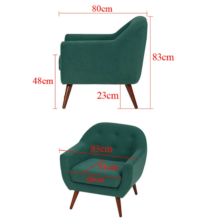 
Manufacturer Supplying Nordic Living Room Sofa Set Furniture Fabric Gray 