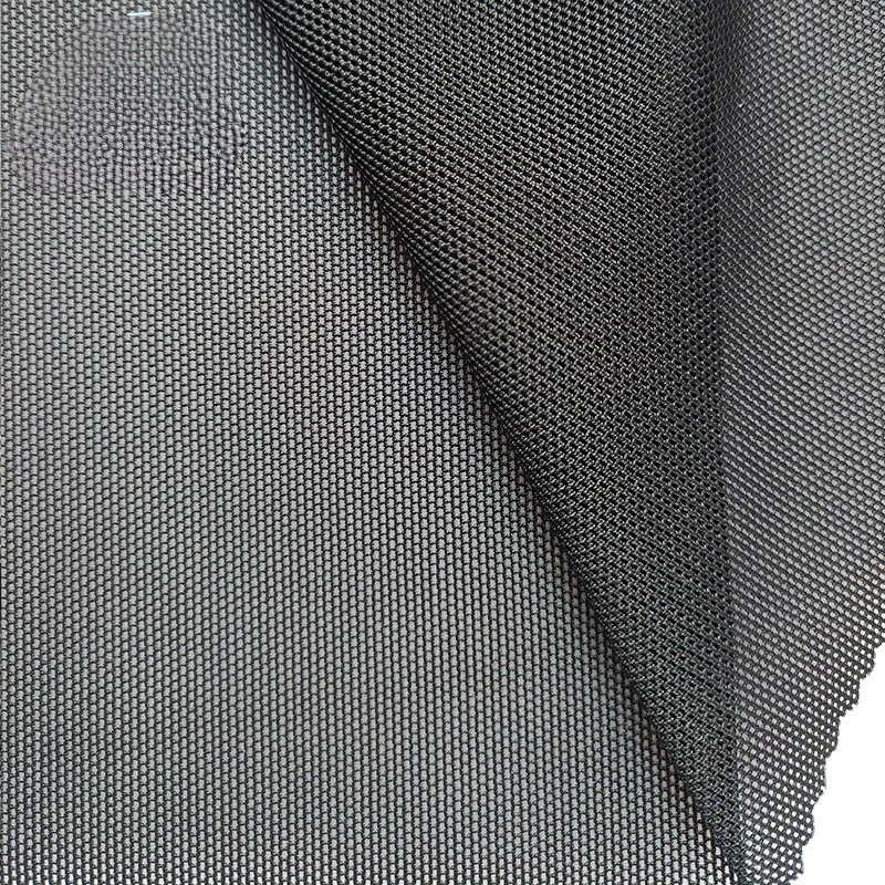 High Quality 280GSM 93% Polyester 7% Spandex Power Net Mesh 4 Way Stretch Fabric For Underwear Shapewear
