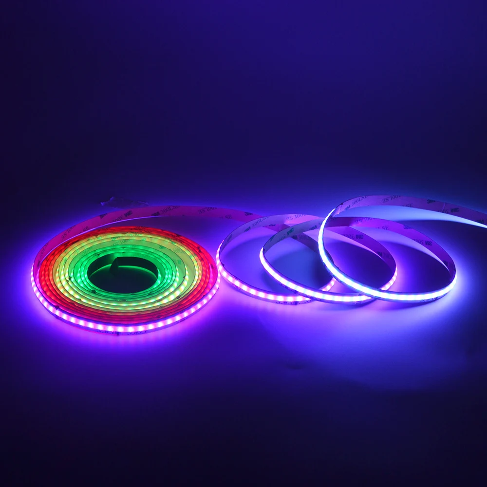 Wholesale High Quality Cob Rgbic With App 100 Ft Led Strip Lights Rgb Ic 12V Ws2812B Rgb Led Pixel Strip