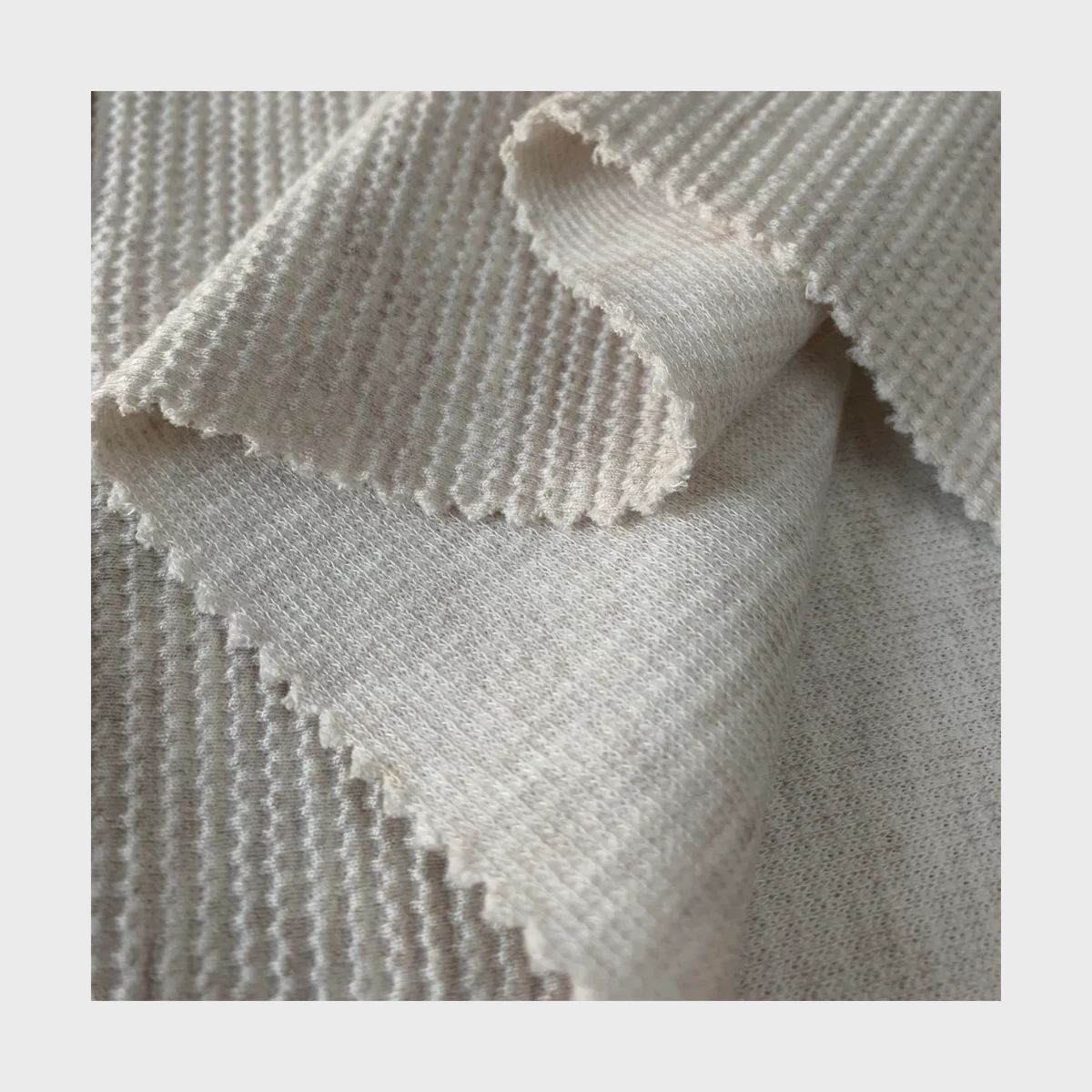 Top quality cotton pique honeycomb waffle fabric outerwear fabric cotton waffle fabric