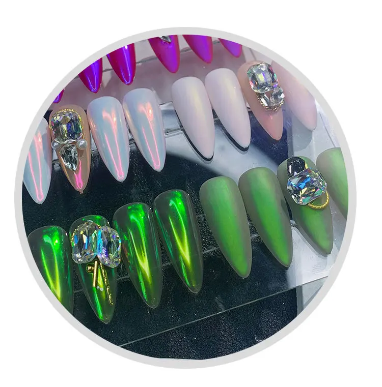Популярный дизайн ногтей Красота 13 Красочный Кристалл бриллиант блеск акриловый порошок для ногтей