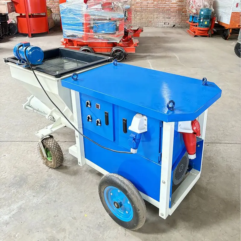 Handhold Spraying Gun Machine Screw Type Plaster Full-Automatic Plastering Machine Gypsum Spraying Machine