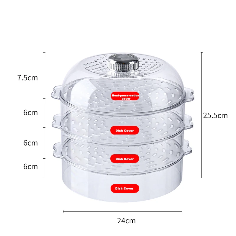 Economical Custom Design Dustproof Heat Preservation Detacheble Dish Cover