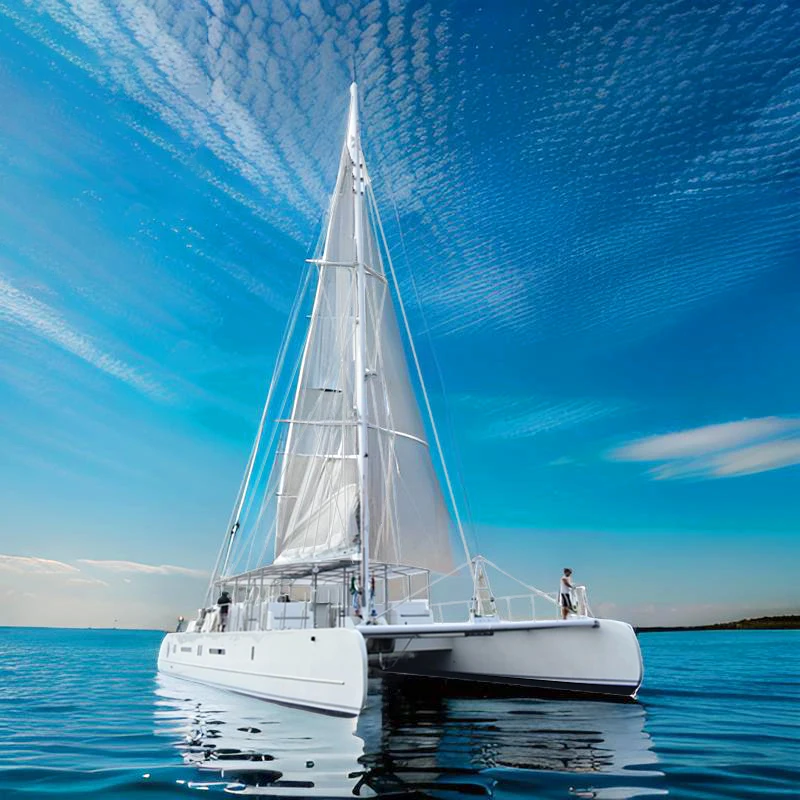 The Best Catamaran Boat Sailing Party Boat For Sailing Boat Manifactury Sailboat With A Diving Function