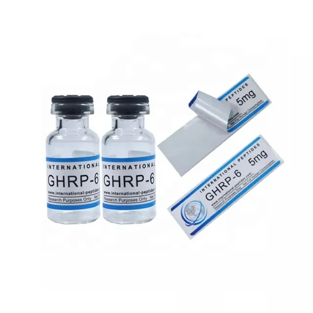 Pharma Labs Steroid Waterproof HGH 10Iu GHRP-6 Labels Stickers sticker label logo