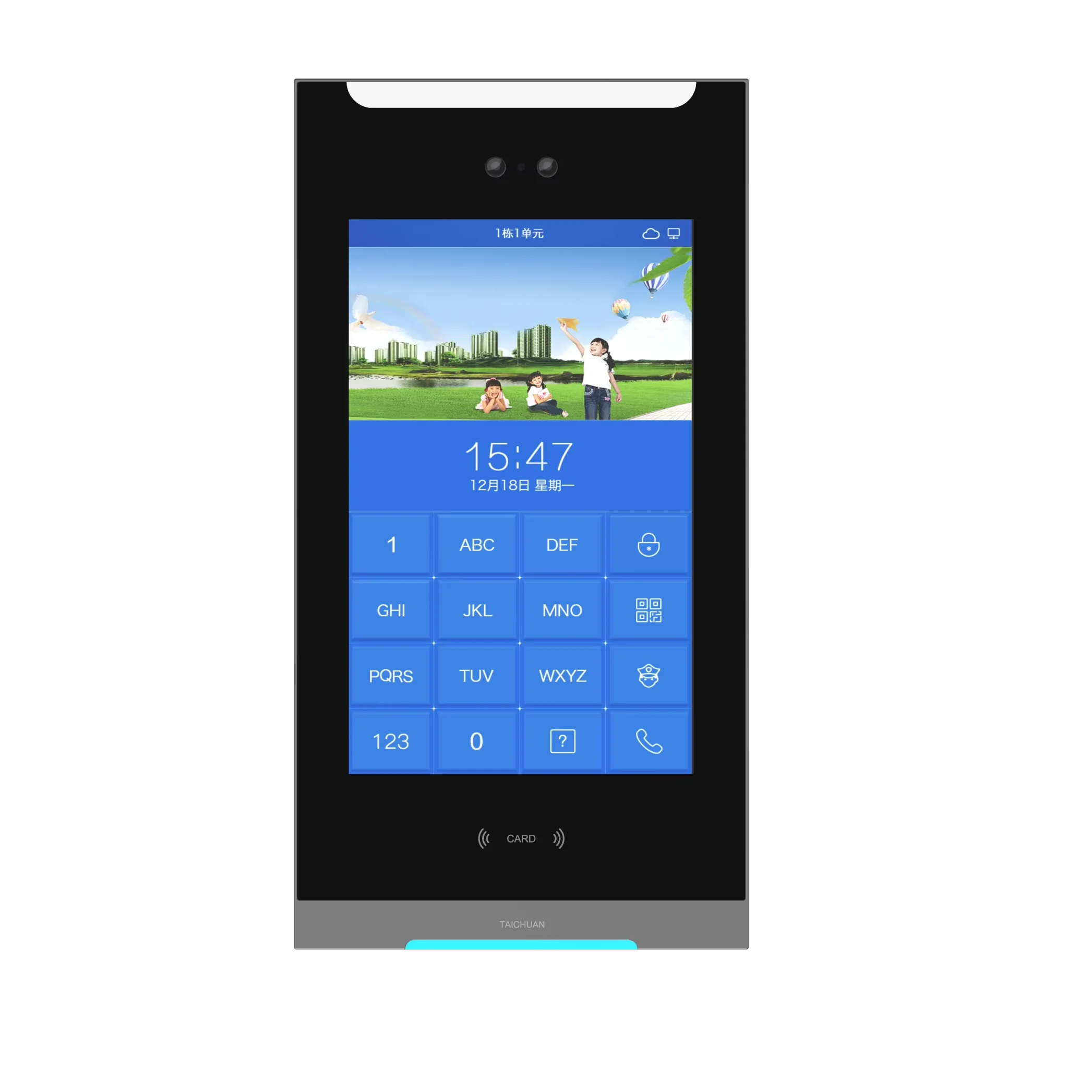Video Intercom Face Recognition Password RFID Access Control Tuya App Video door phone